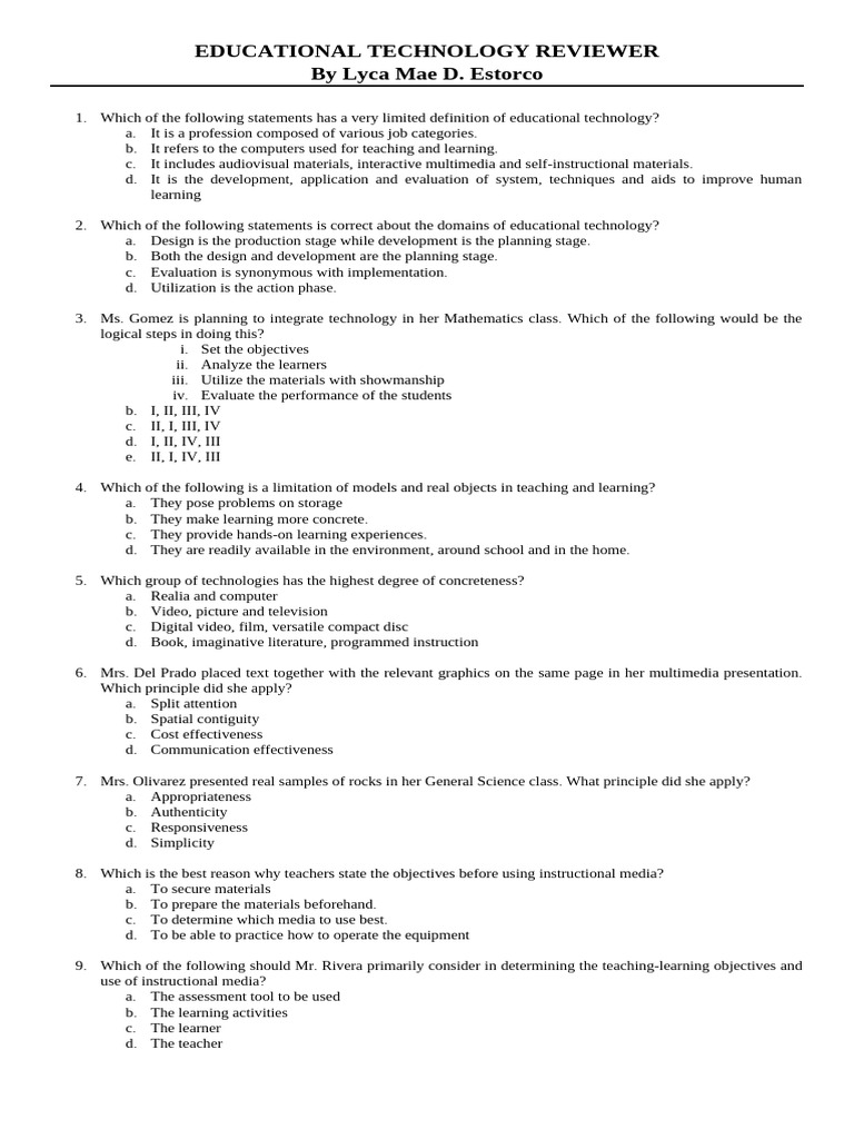 Educational Technology Pdf