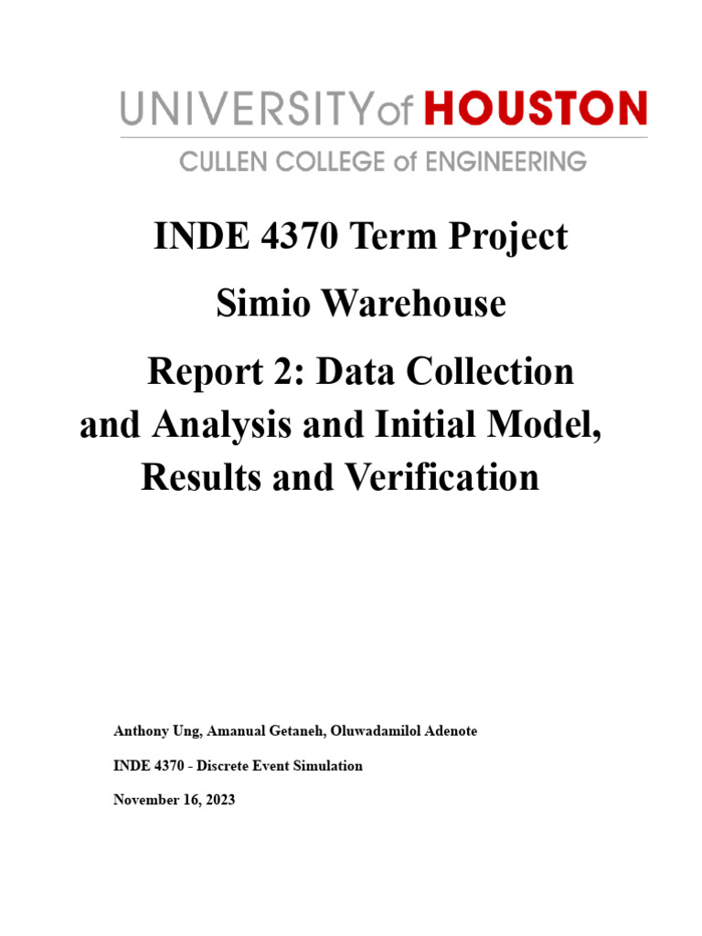 Discrete Simulation Report 2 | PDF
