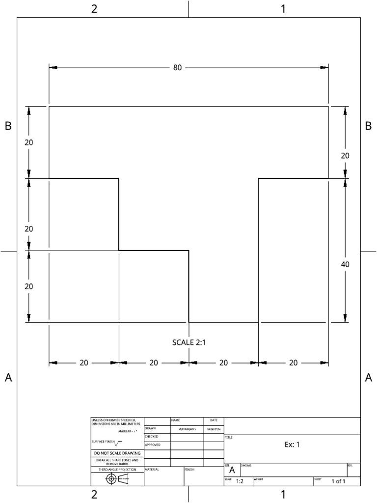 Sketch 1 Drawing 1 | PDF