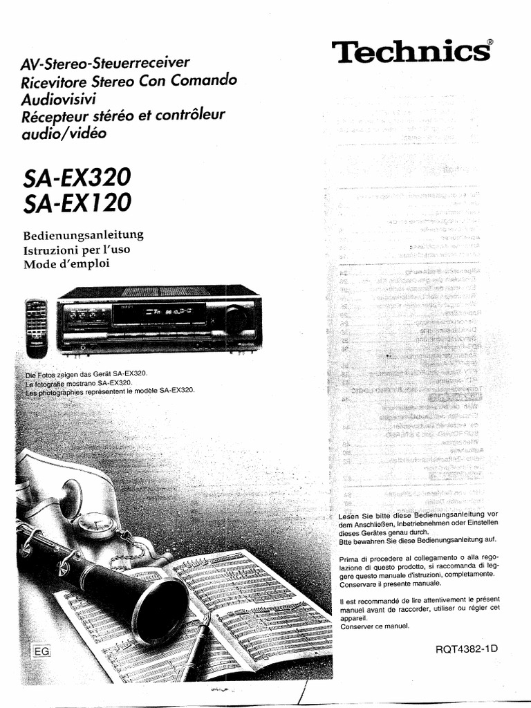 Technics SA-EX320 Receiver | PDF