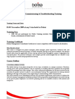 Process Plant Start Up Commissioning & Troubleshooting Outline New