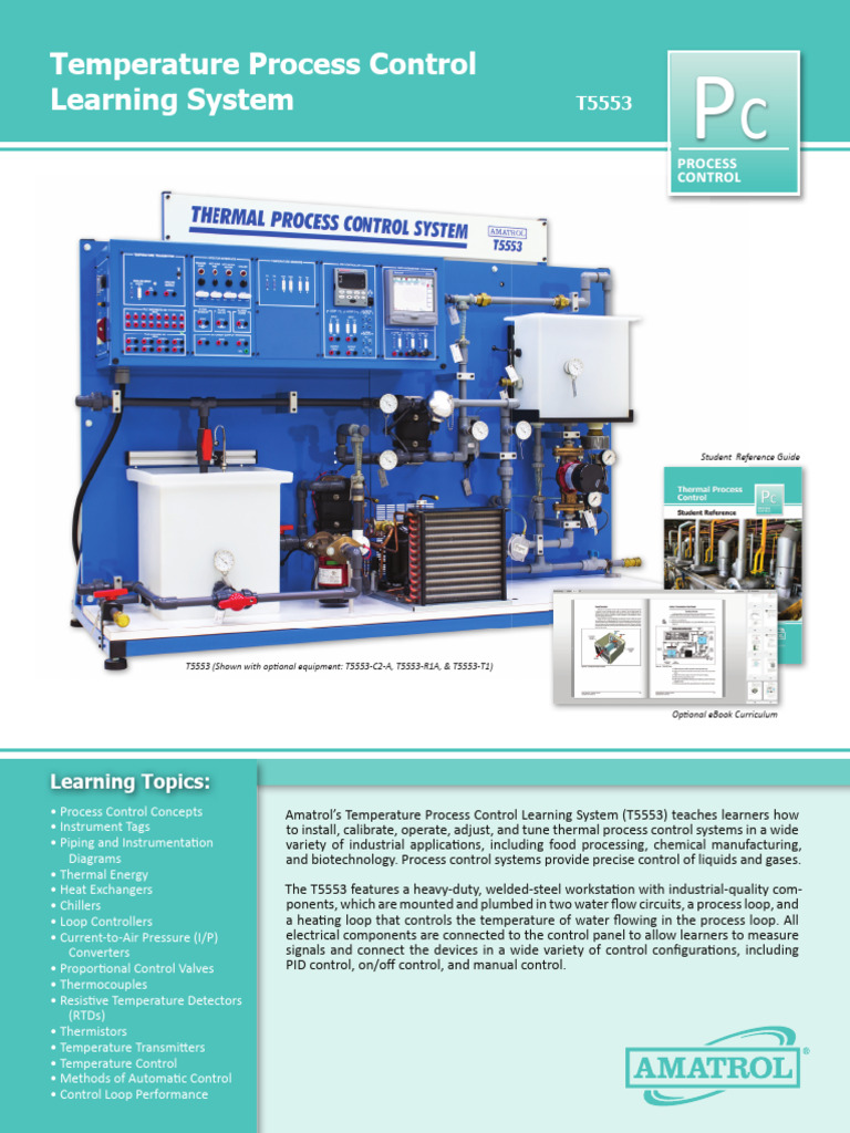 Temperature Process Control System T5553 | PDF | Instrumentation ...
