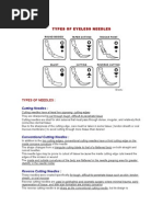Surgical Needle Types and Charts | PDF | Surgical Specialties | Medical ...