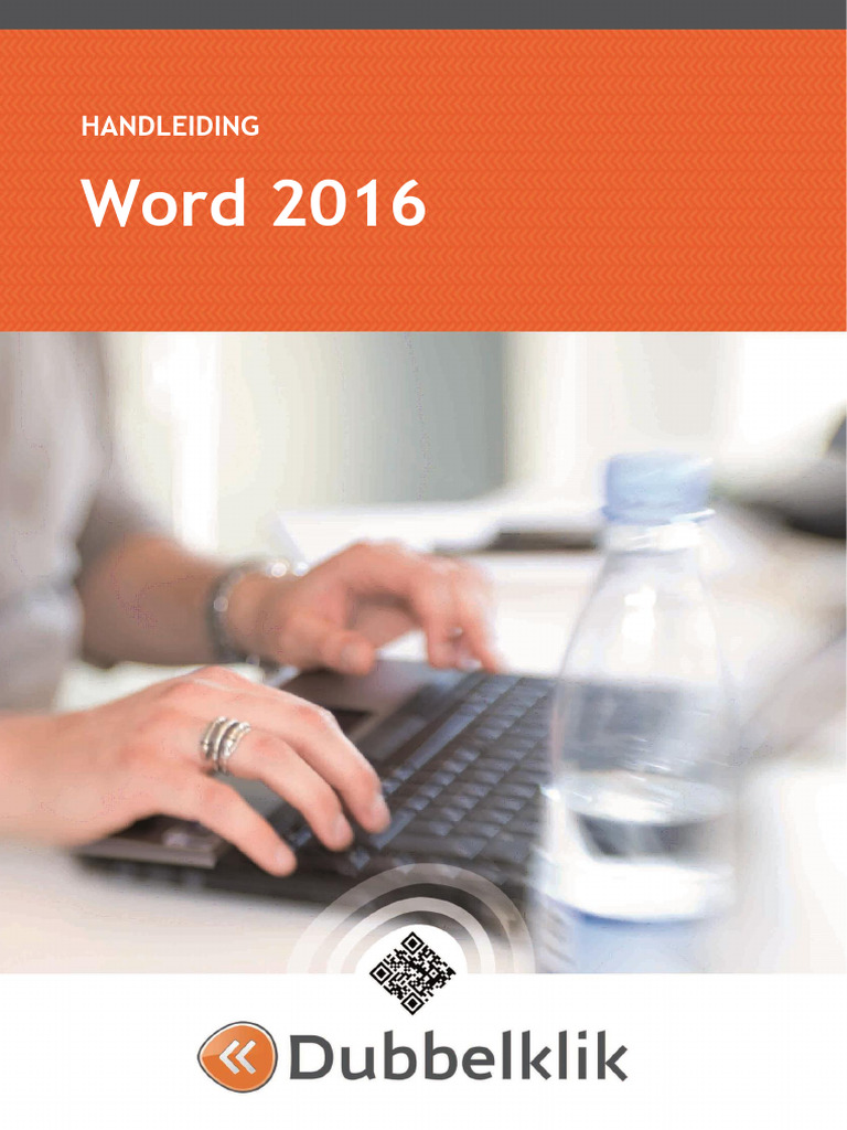 HANDLEIDING. Word 2016 | PDF