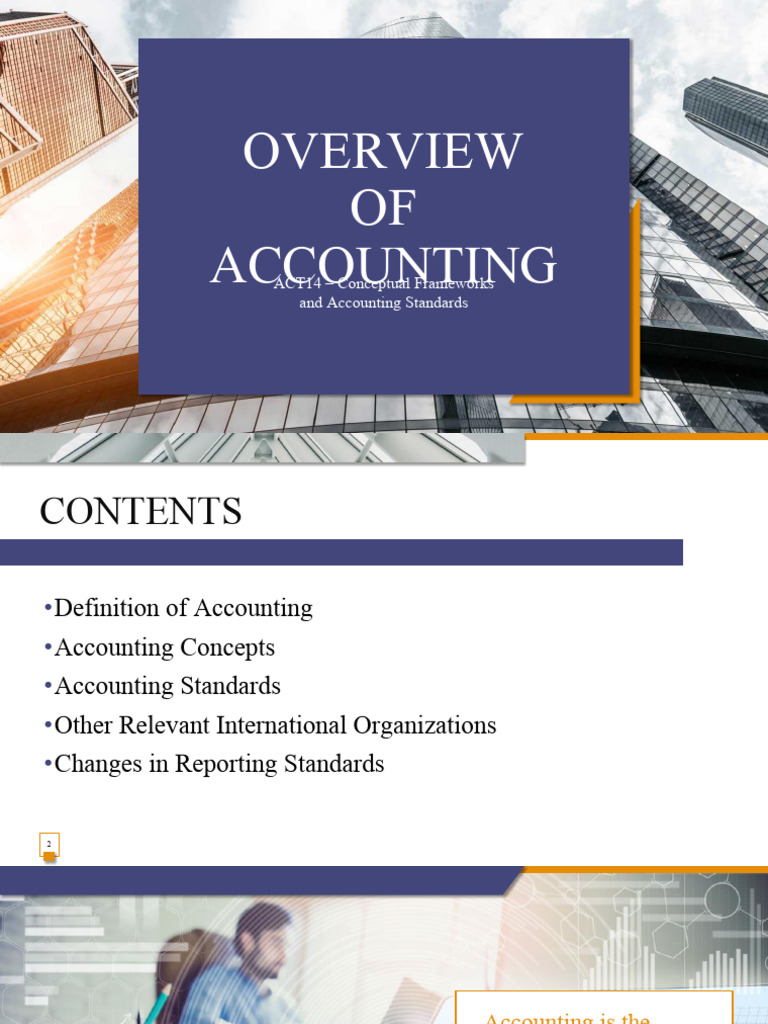 Overview of Accounting | PDF
