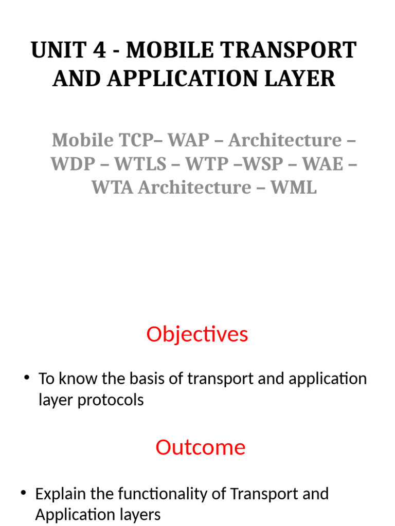 Unit 4 | PDF