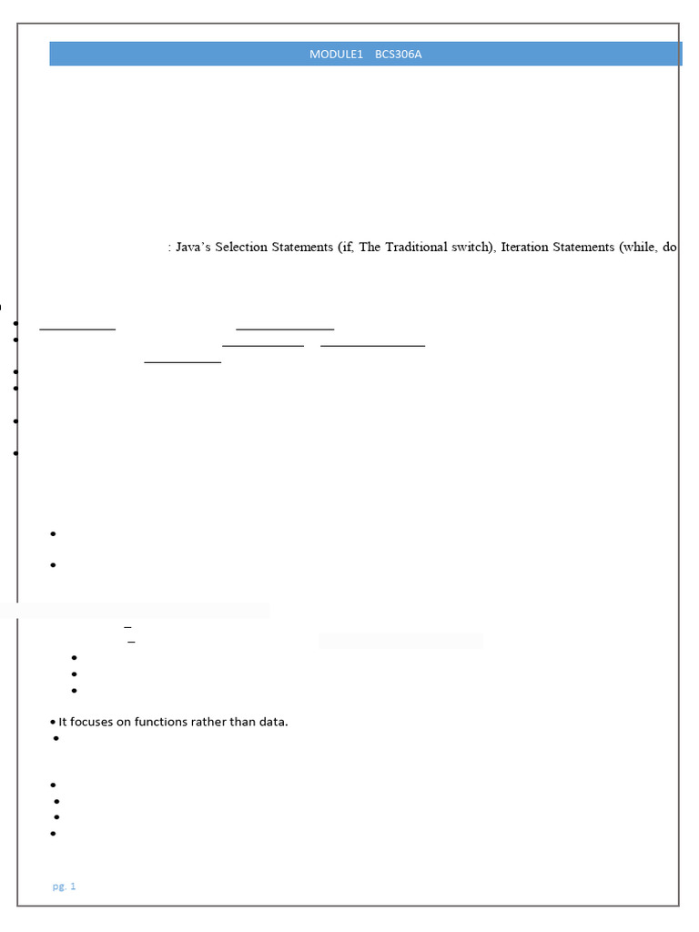 Modified_Java-Mod1_notes | PDF