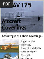 Aircraft Fabric Covering Techniques | PDF | Seam (Sewing) | Textiles