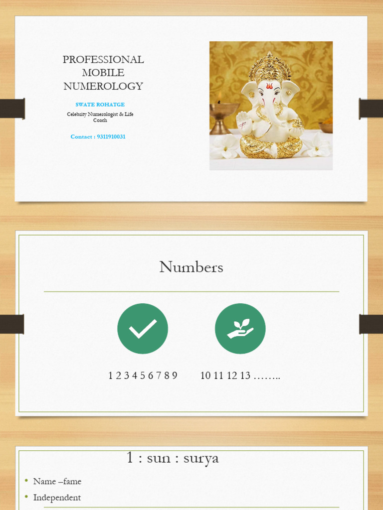 Mobile Numerology Students Pdf