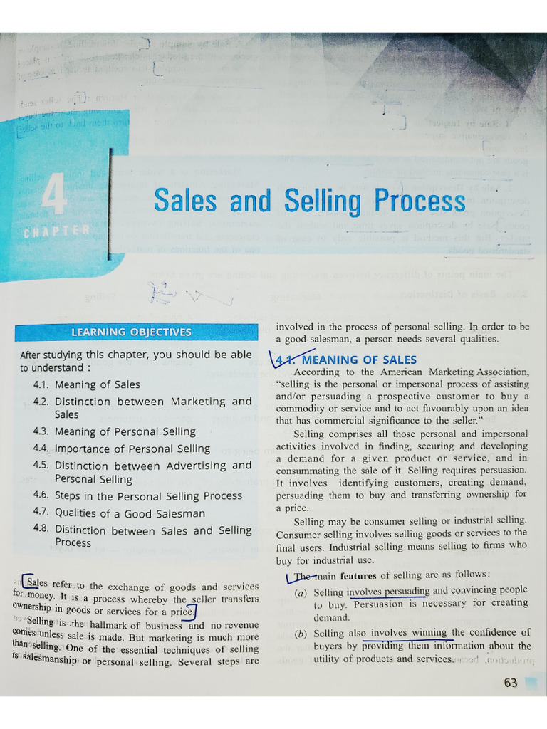 Sales and Selling Process Markings | PDF