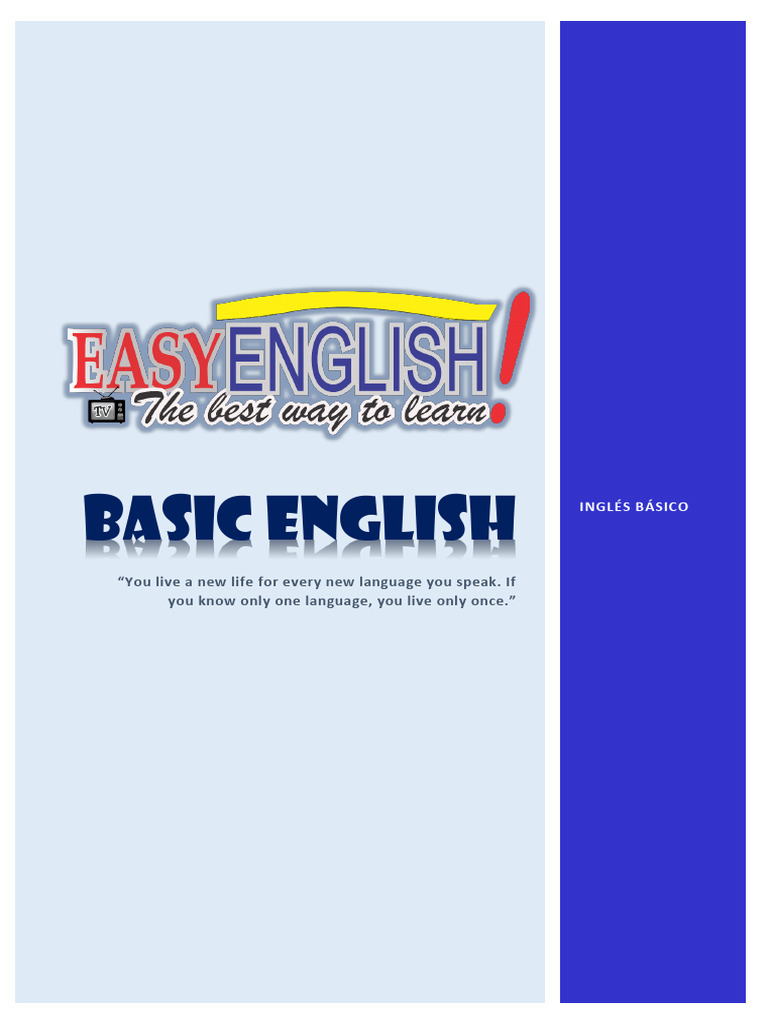 Curso de Inglés Desde Cero - Basico 1 | PDF