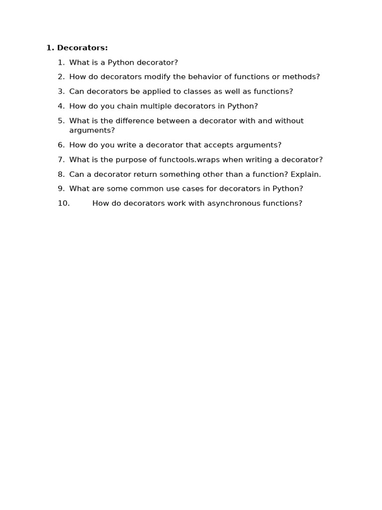 Decorators pdf