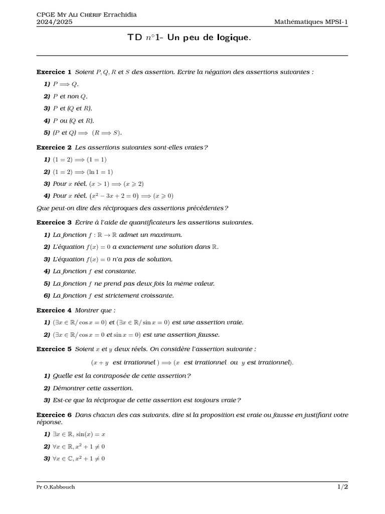 TD1 | PDF