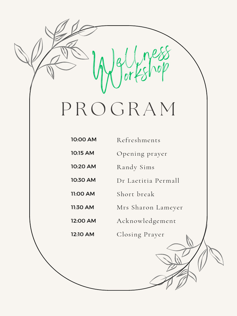 cream-wedding-itinerary-program-pdf