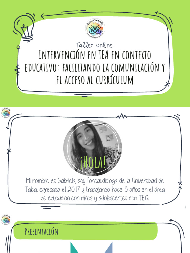 Comunicación en TEA: Estrategias Educativas | PDF