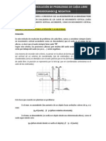 MÉTODO DE RESOLUCIÓN DE PROBLEMAS DE CAÍDA LIBRE