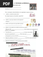 Ficha de Leitura O Primeiro Dia de Escola, de António Mota