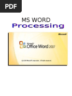 MS Word Fundamentals