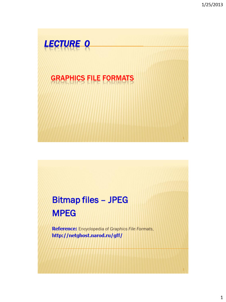 Graphics File Formats | PDF