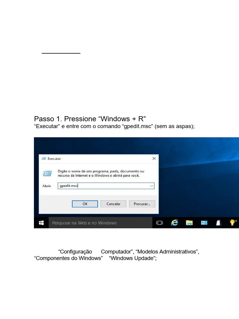Como desativar o windows update no windows 10 pdf