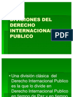 Divisiones Del Derecho Internacional Publico