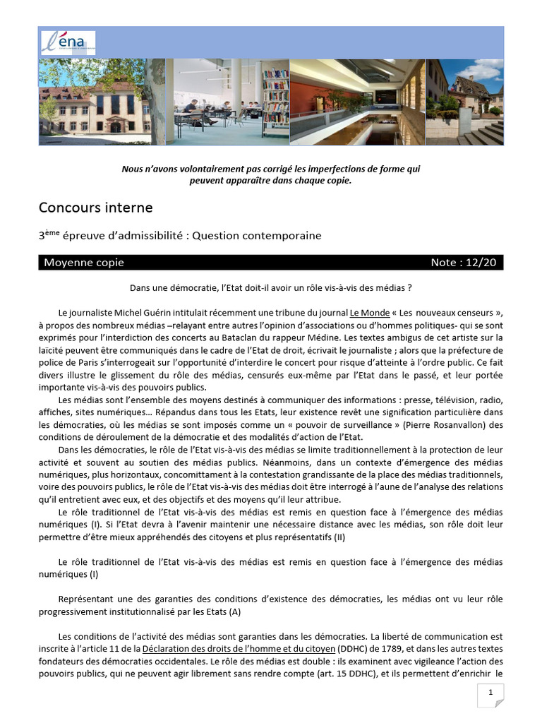 3 - CI 2018 - Question Contemporaine | PDF