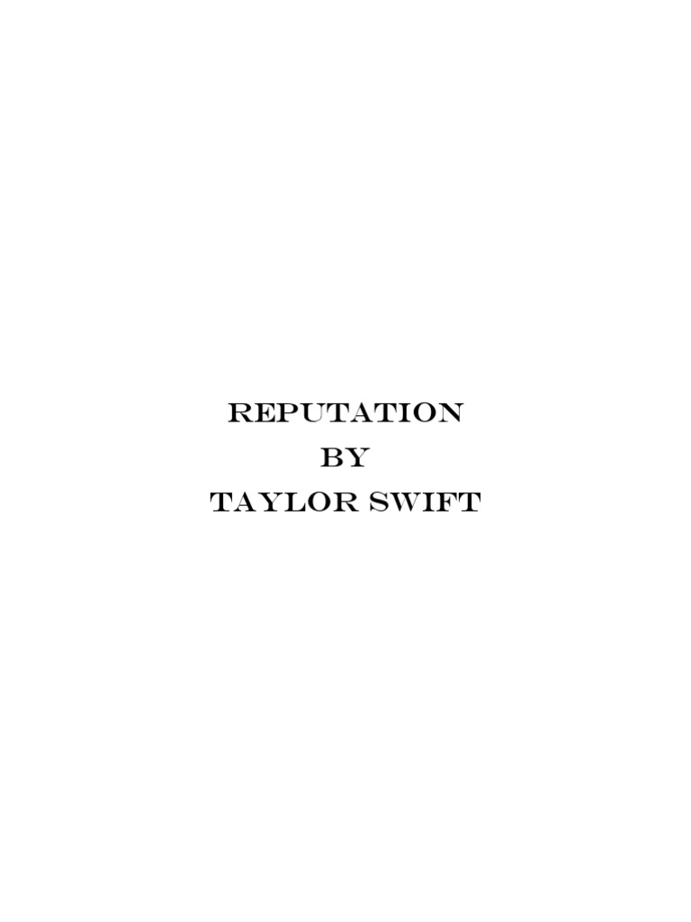 Reputation | PDF