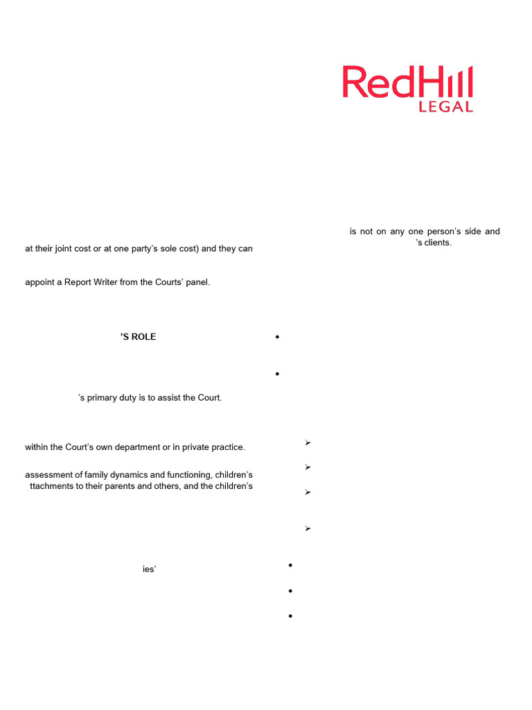 Factsheet HOW TO PREPARE FOR A FAMILY REPORT INTERVIEW | PDF