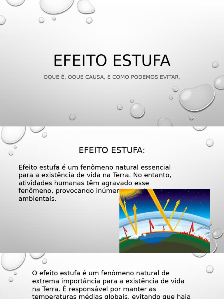 Efeito Estufa Trabalho Prof Silvana | PDF