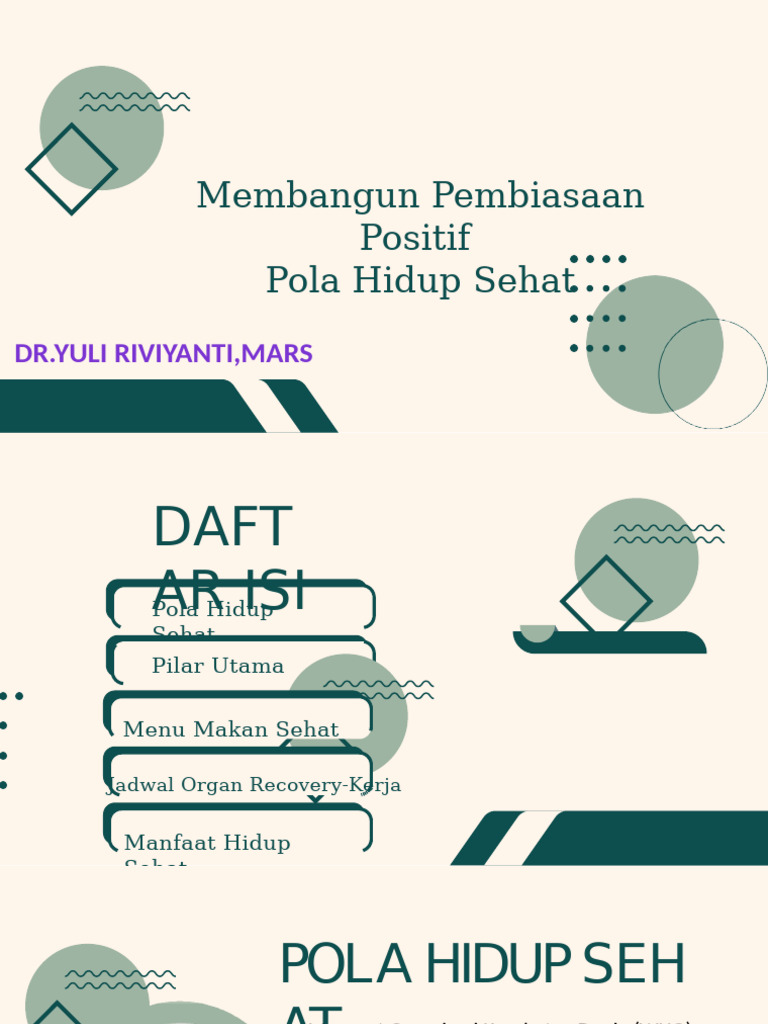 Pola Hidup Sehat | PDF