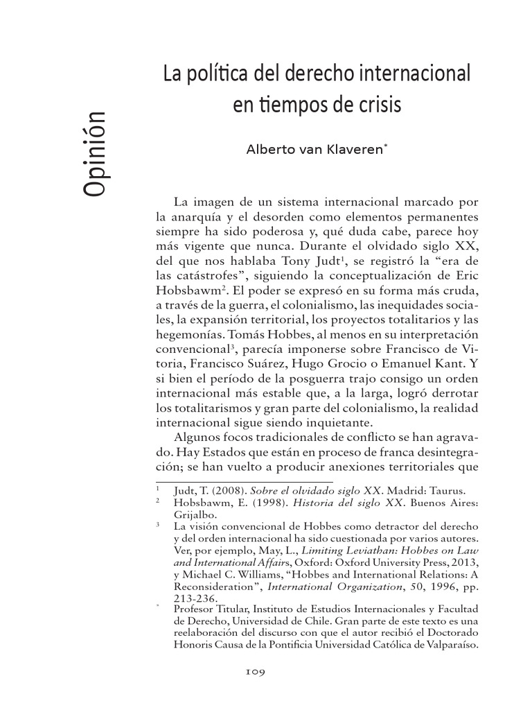 La Politica Del Derecho Internacional en | PDF | Ley internacional ...