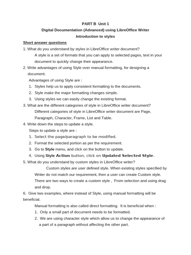 Digital Documentation - Introduction To Styles | PDF
