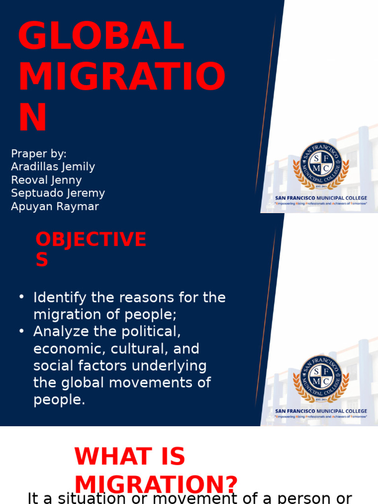 Global Migration | PDF