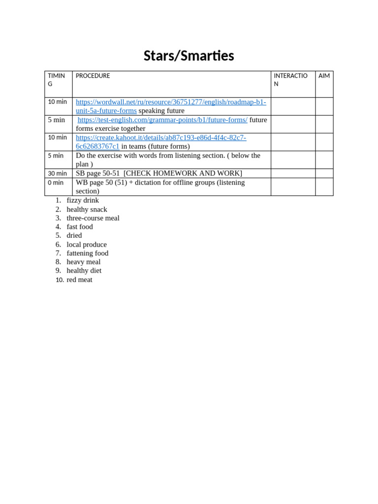 8 Level Stars-Smarties 03.10.2024 | PDF