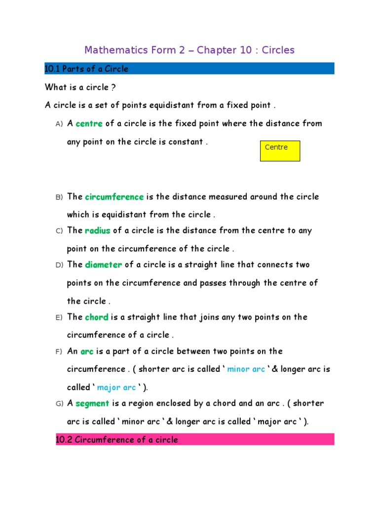 Mathematics Form 2 | PDF