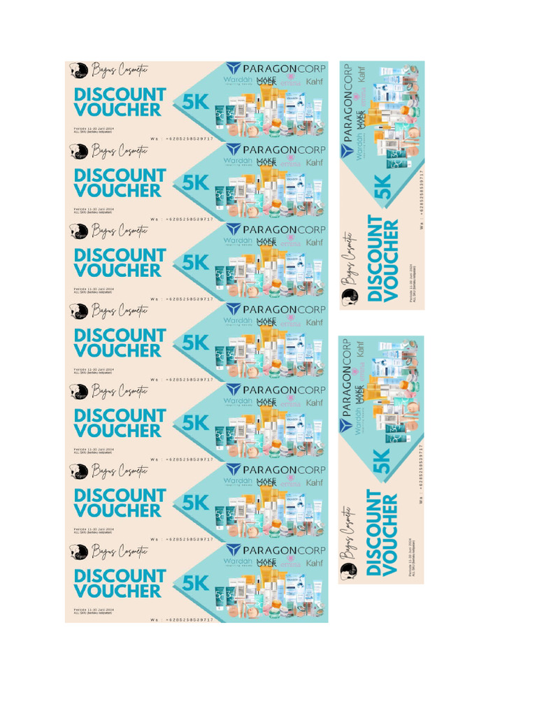 voucher wardah | PDF