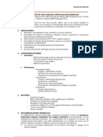 CANALIZACIÓN DE VÍAS VENOSAS CENTRALES EN URGENCIAS