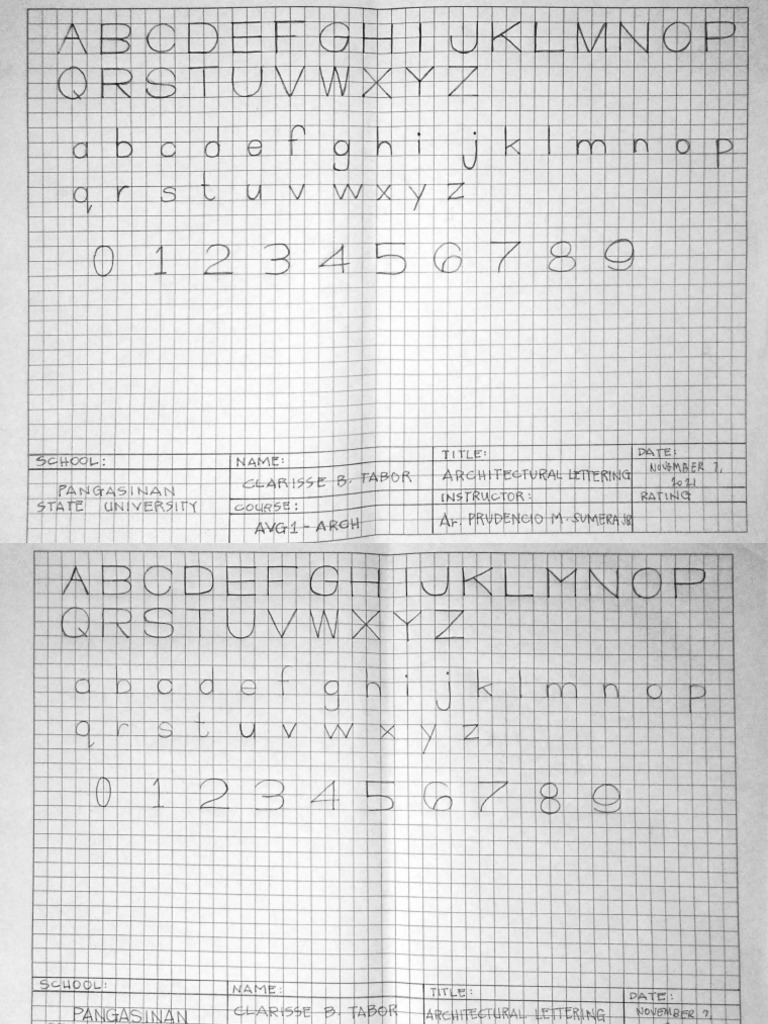 Architectural Lettering | PDF
