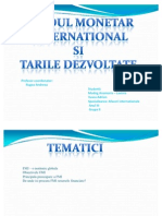 FMI Si Tarile Dezvoltate