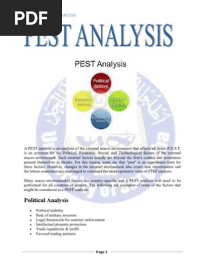 PEST Analysis