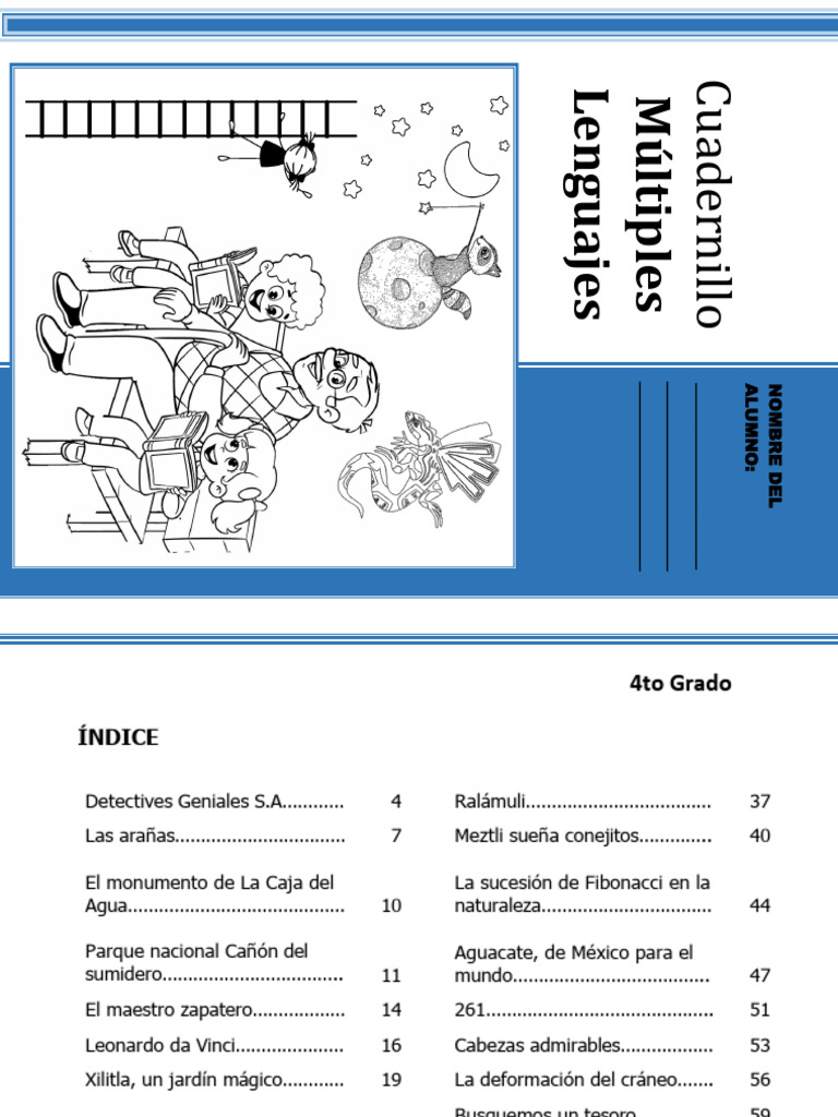 4to Grado Cuadernillo Múltiples Lenguajes | PDF