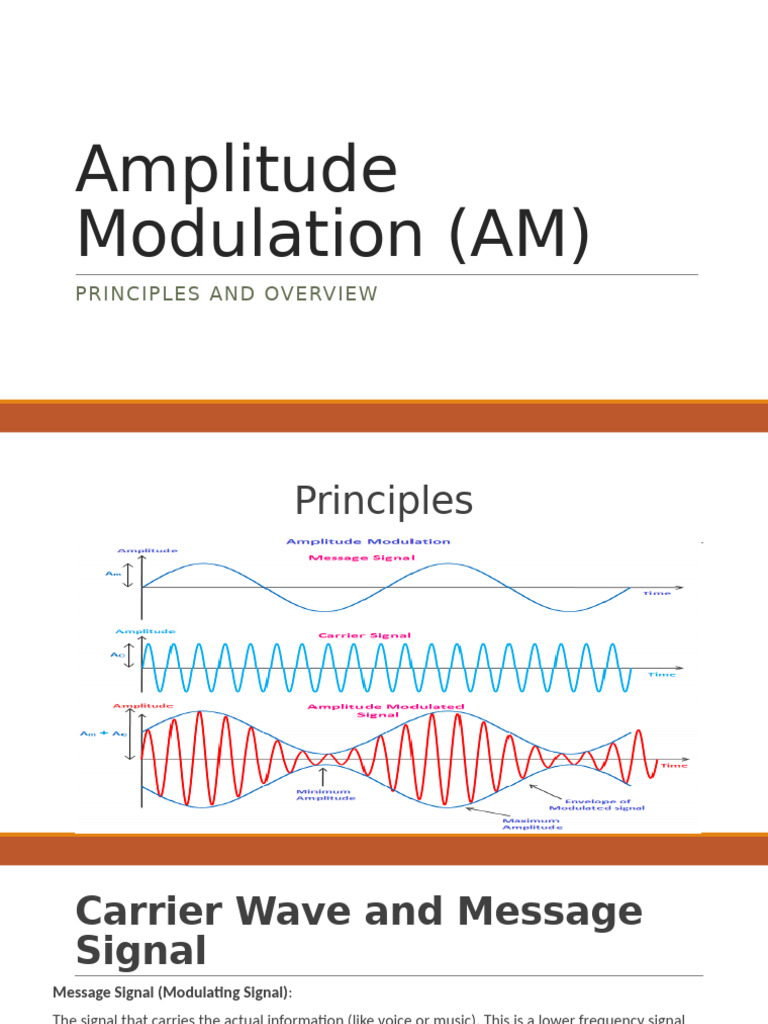 Amplitude Modulation AM | PDF