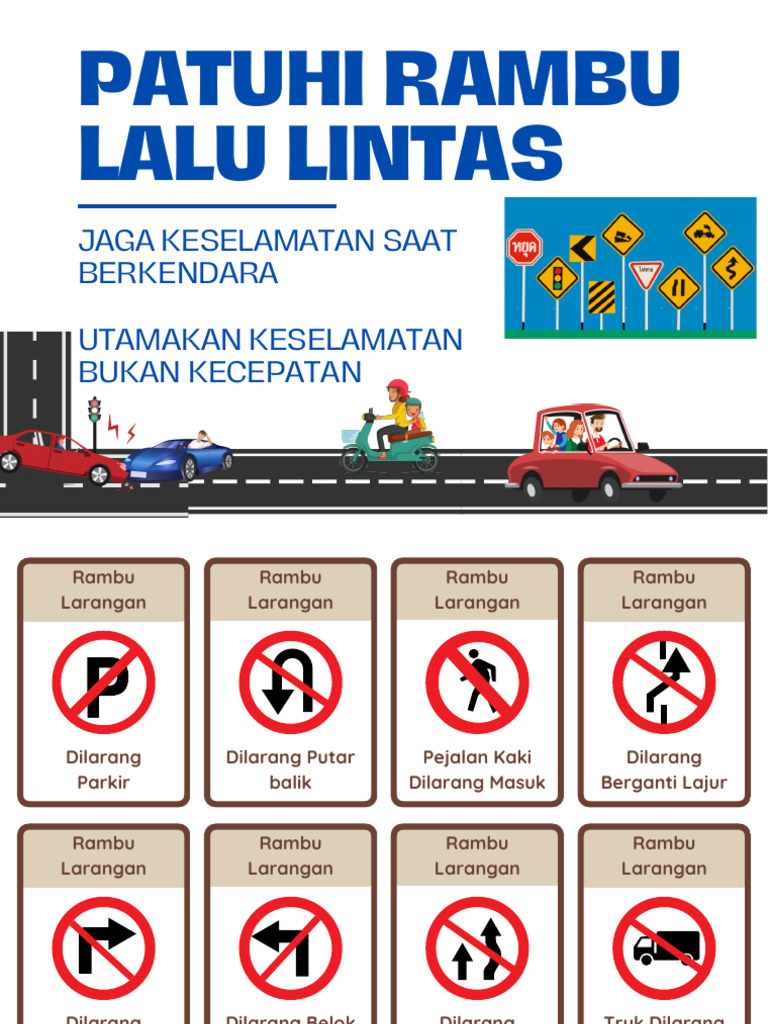 Mengenal Rambu Lalu Lintas dan Artinya | PDF