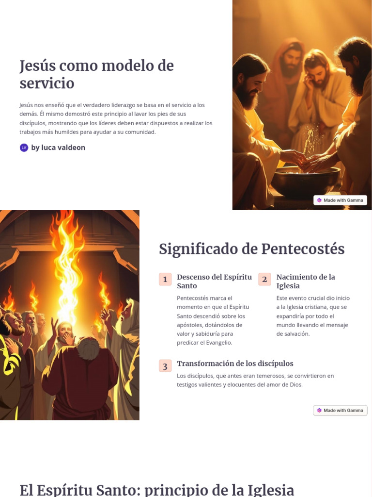 Jesus Como Modelo de Servicio | PDF