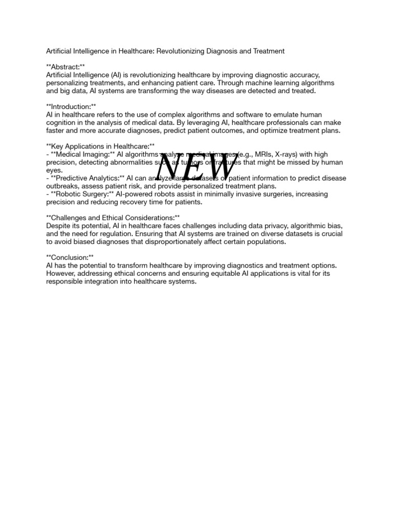 IMPORTANCE OF AI IN HEALTHCARE PDF visual data 7