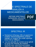 Metode Spectrale de Analiza A Medicamentelor