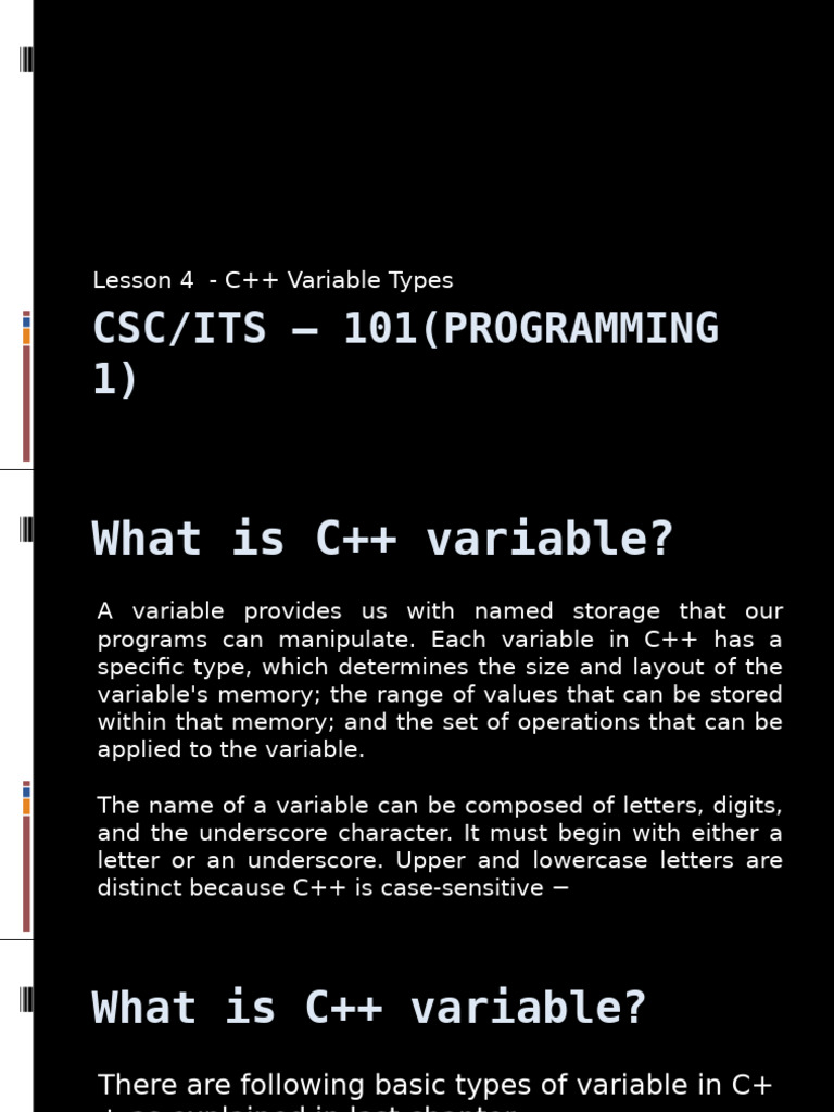 C++ Lesson 4-6 | PDF