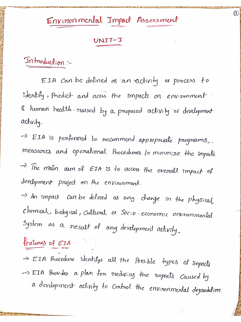 Eia Notes Unit 1&2 | PDF