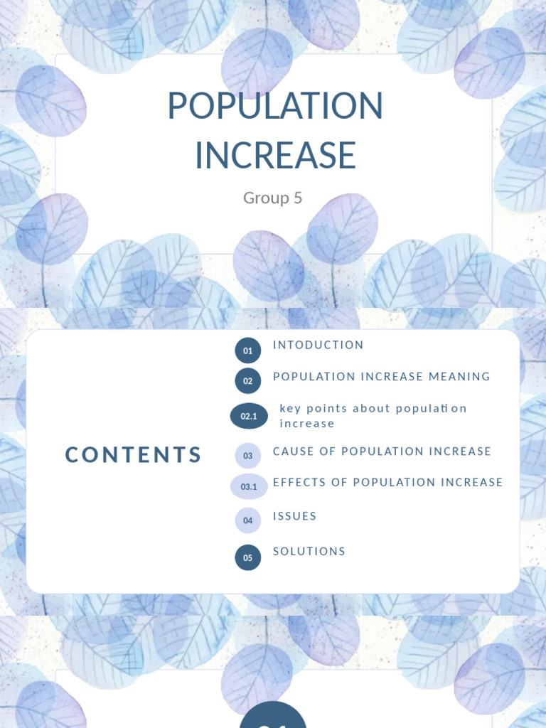 Population Increas Report | PDF