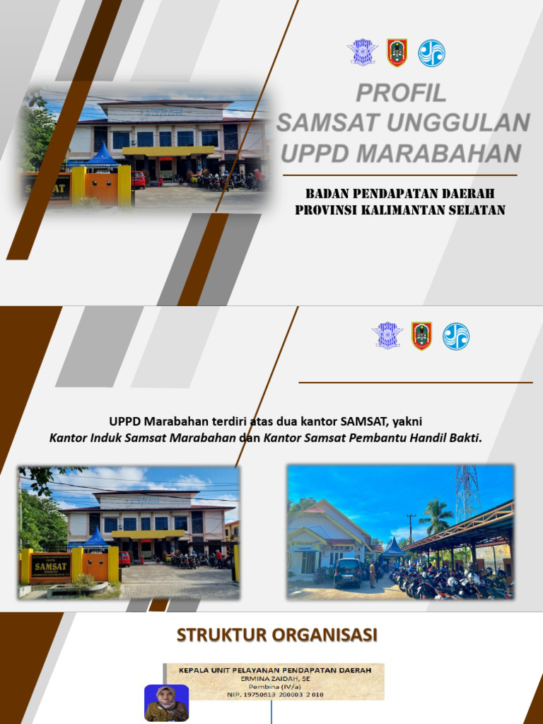 Profile Samsat Unggulan Uppd Marabahan | PDF
